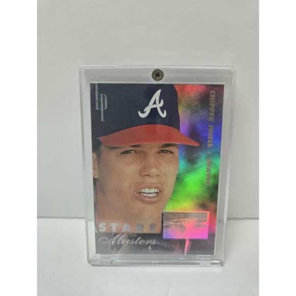 1996 Donruss Leaf Preferred Stare Masters #1266/2500 Chipper Jones Atlanta Brave - Picture 1 of 3